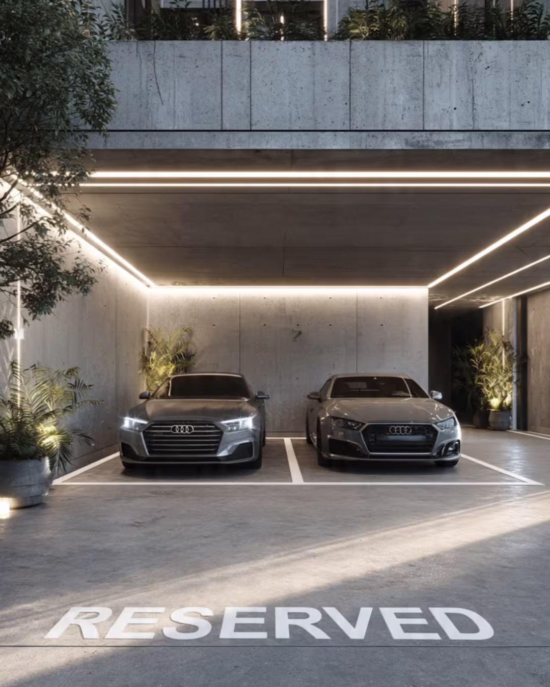 2 Reserved Car Parking